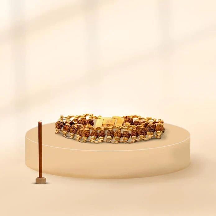 Genuine Paanch Mukhi Rudraksha Bracelet