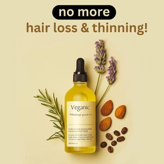 Vegan Natural Hair Growth Oil