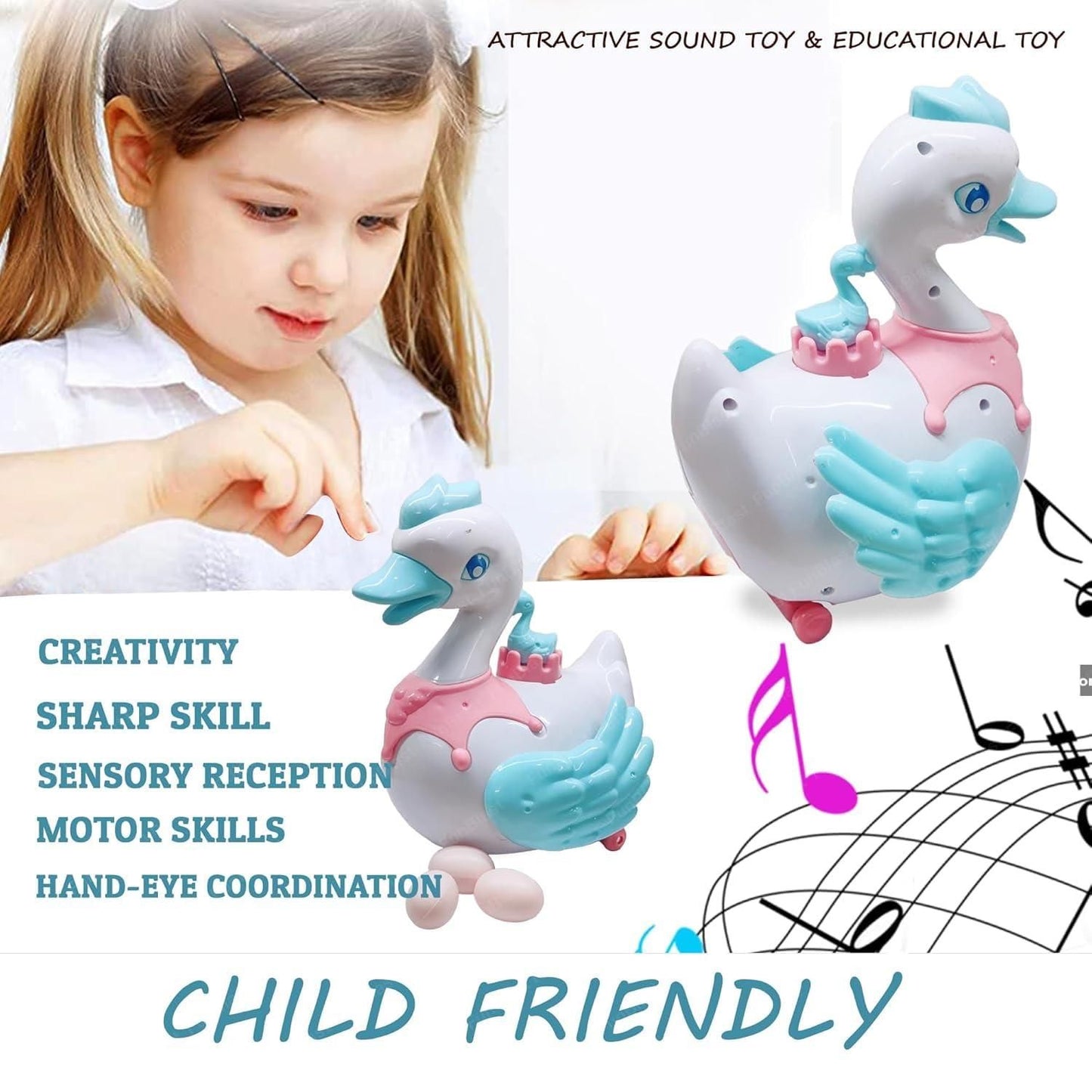Swan Lay Egg Toy