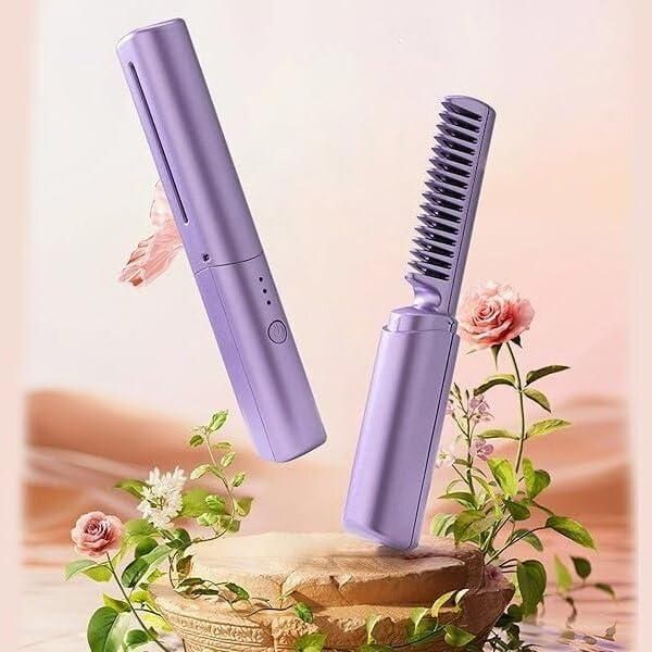 2-in-1 Hot Comb & Straightener
