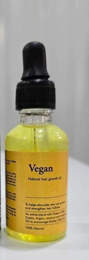Vegan Natural Hair Growth Oil