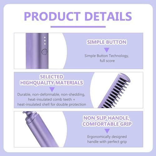 2-in-1 Hot Comb & Straightener
